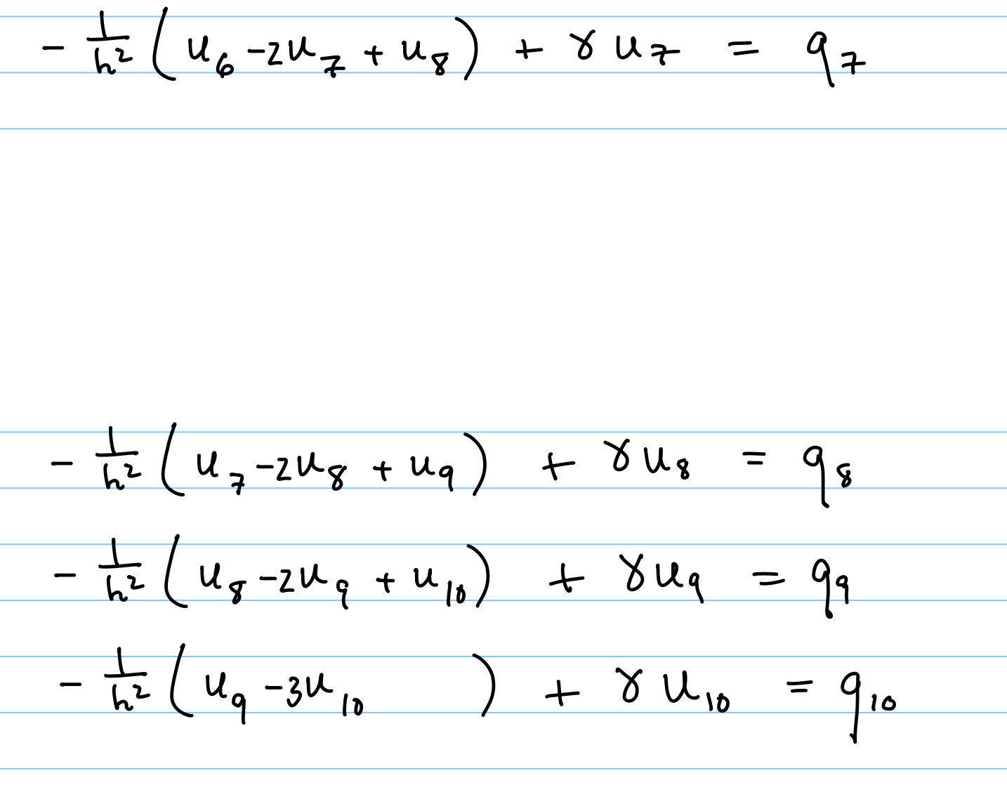 handwritten stencil rows for right domain